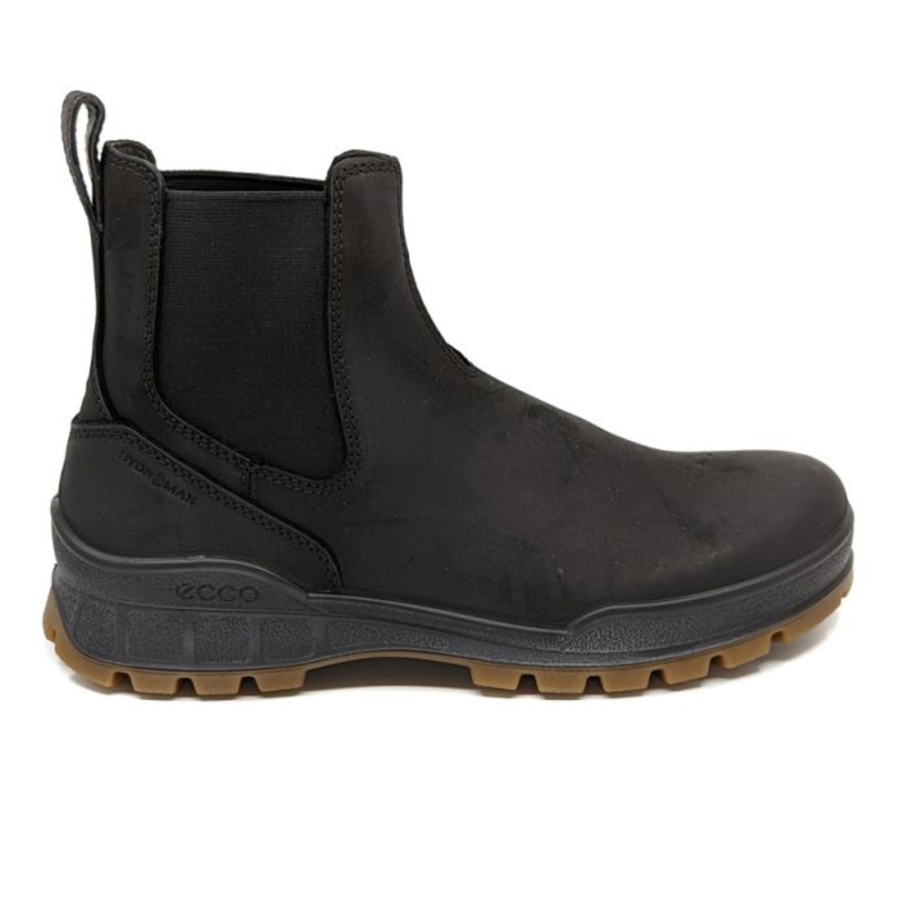 ECCO Track 25 Hydromax Black Chelsea Boot Water Repellent EU 45 Men's 11